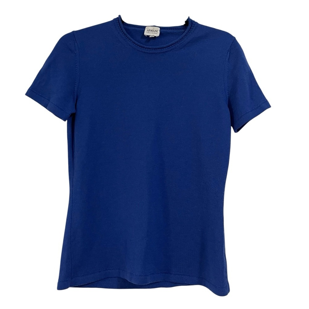 Armani Collezioni Blue Blouse